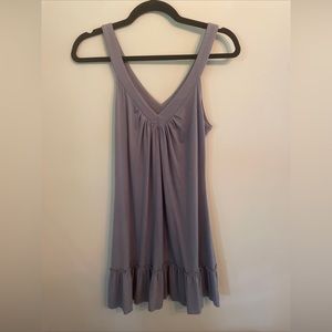 Soprano Womens Dress Gray Sleeveless Sz M Medium